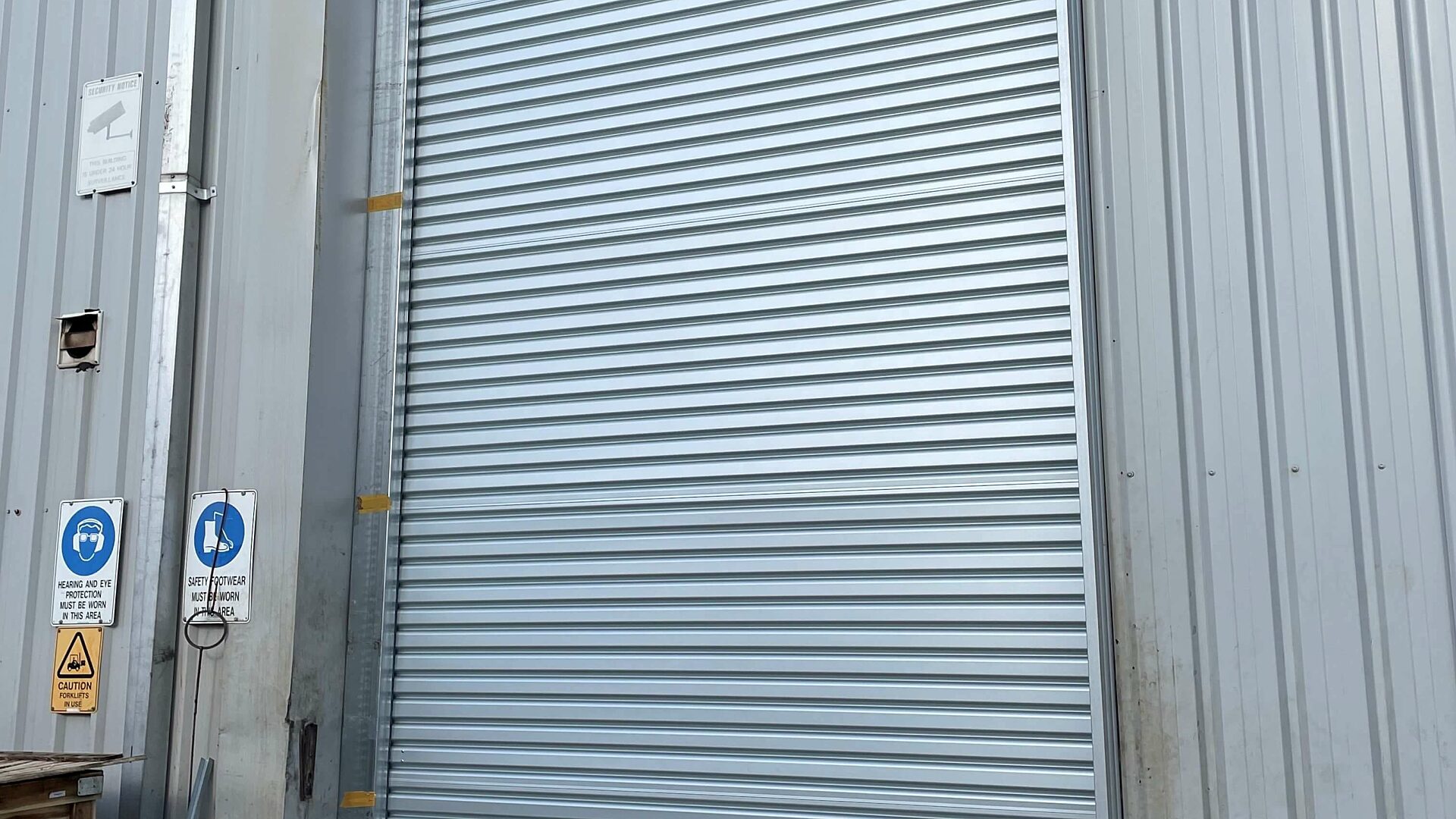 Minor works roller door addition